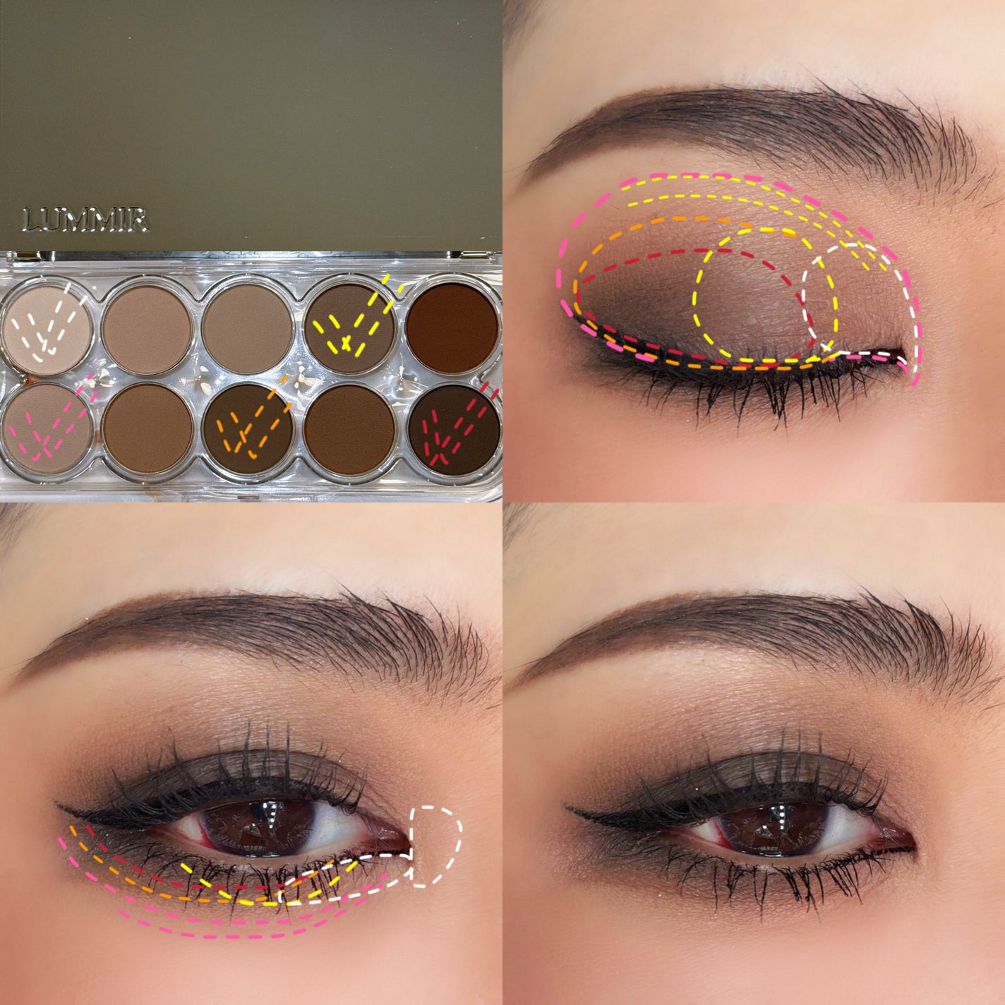 ライトオンアイズシャドウパレット/ルミル/アイシャドウパレットを使ったクチコミ(5枚目)