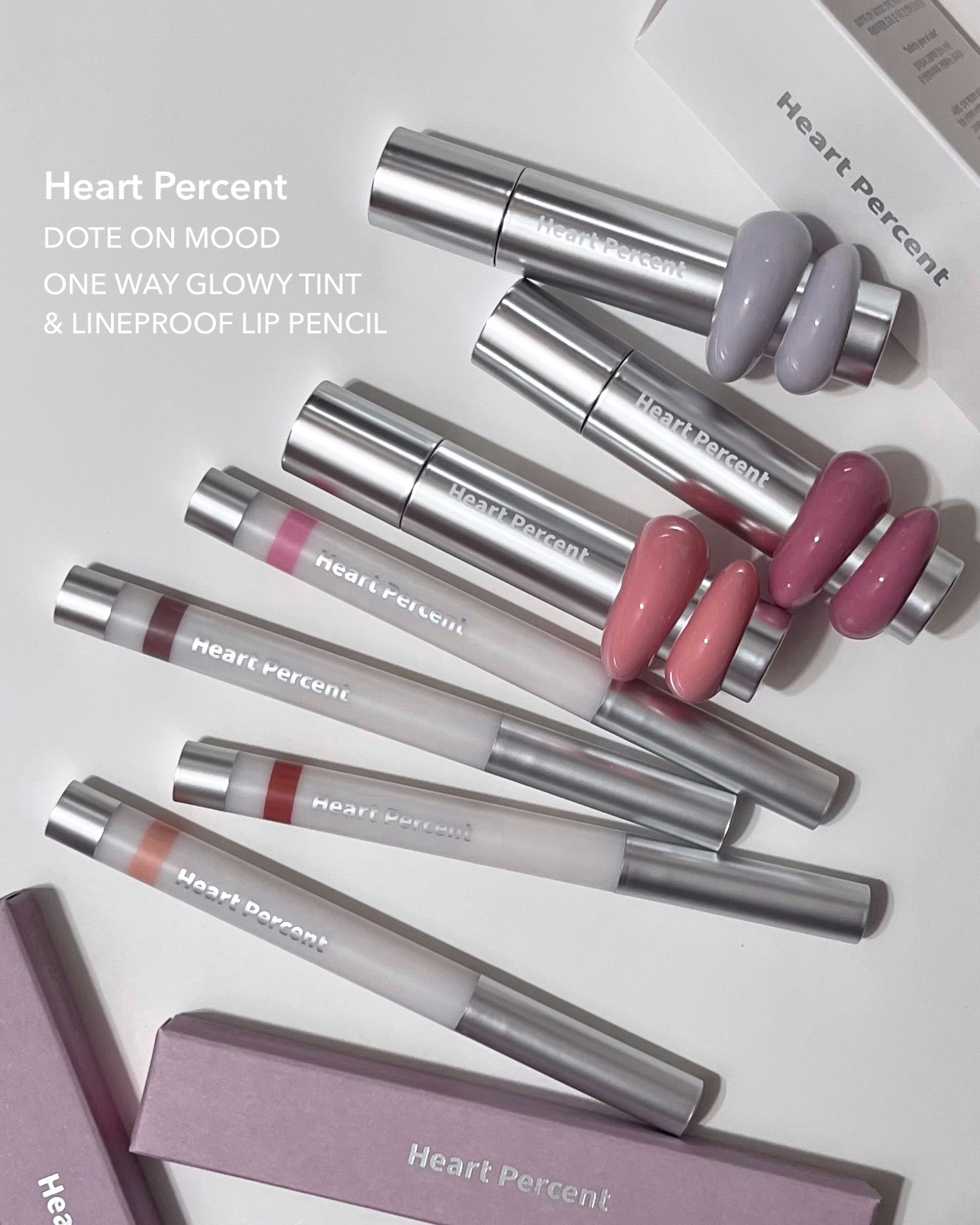 ドットオンムードワンウェイグロイティント/Heart Percent/リップティントを使ったクチコミ（2枚目）