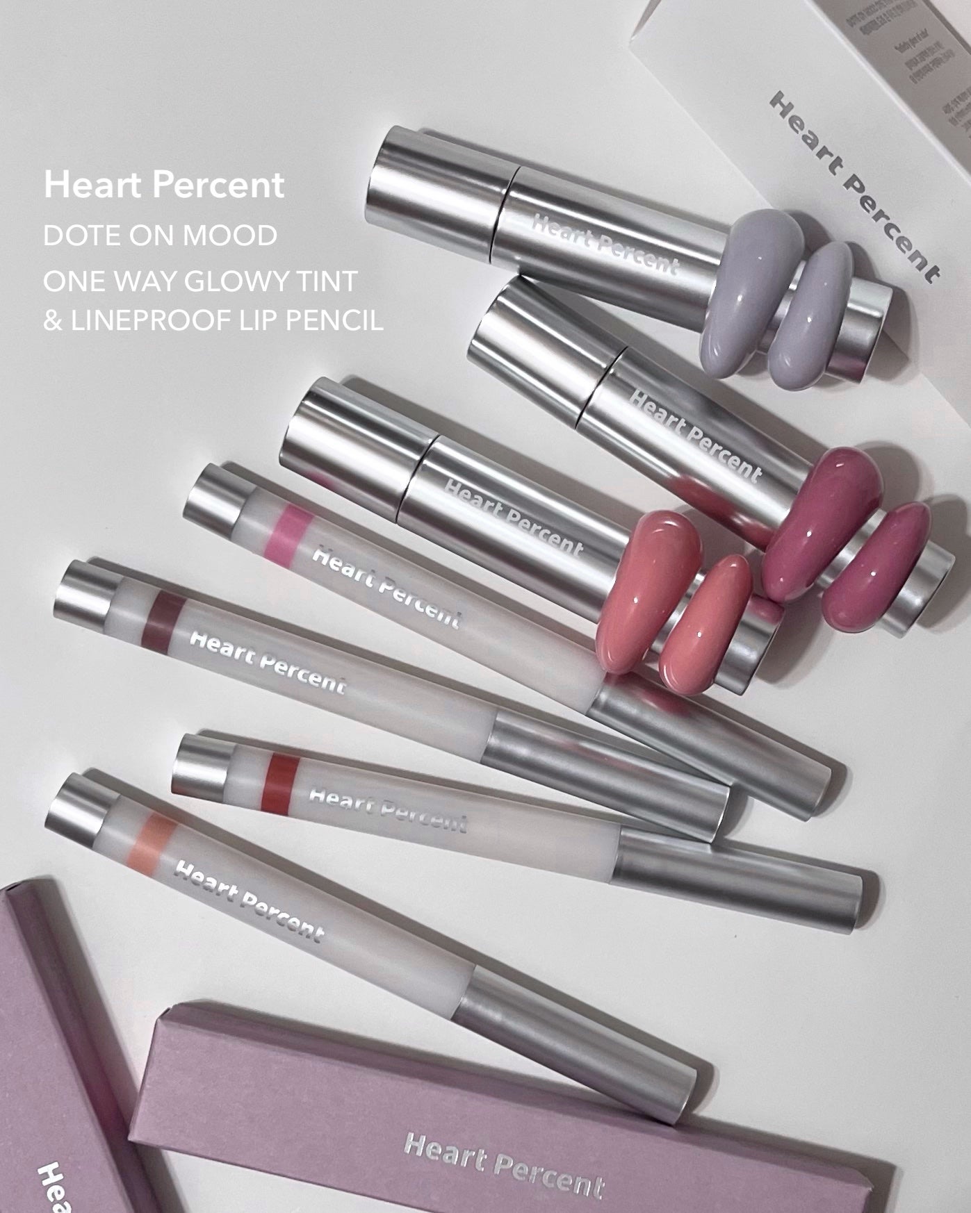 ドットオンムードワンウェイグロイティント/Heart Percent/リップティントを使ったクチコミ(2枚目)