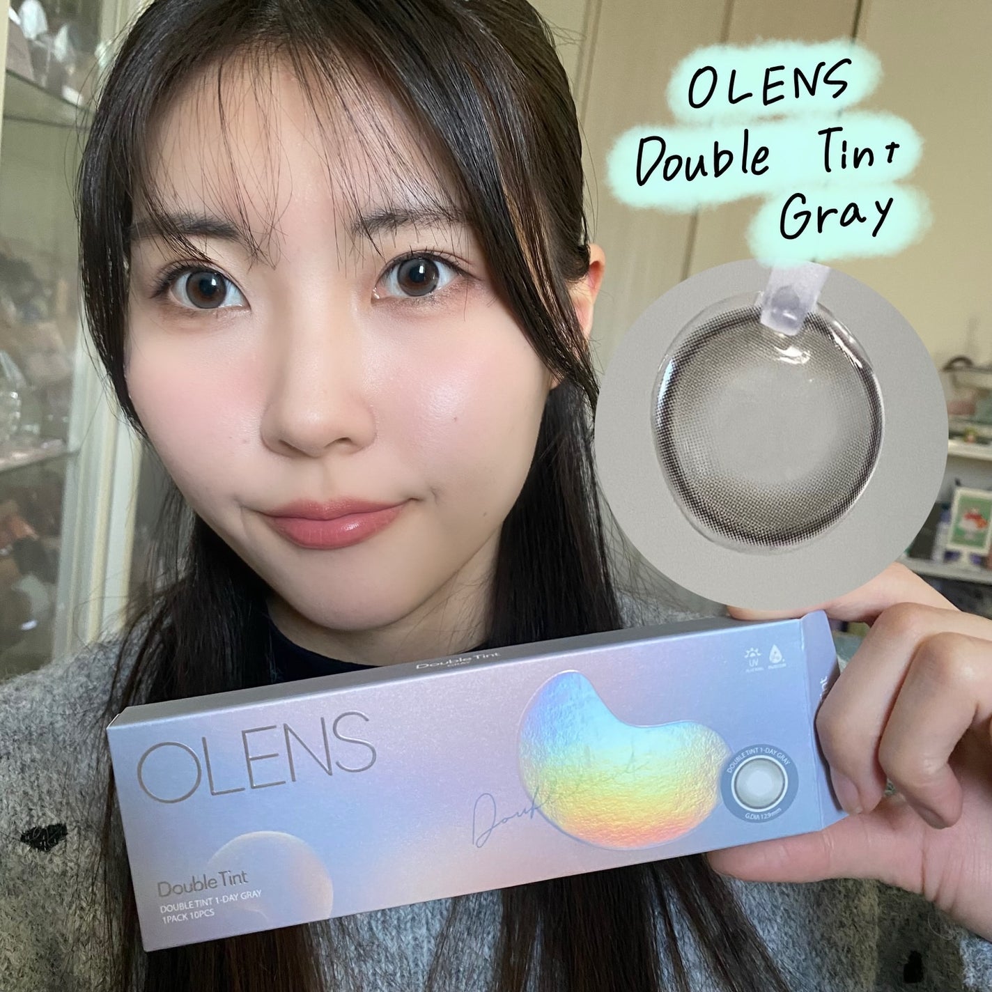 Double Tint 1day/OLENS/カラーコンタクトレンズを使ったクチコミ(7枚目)