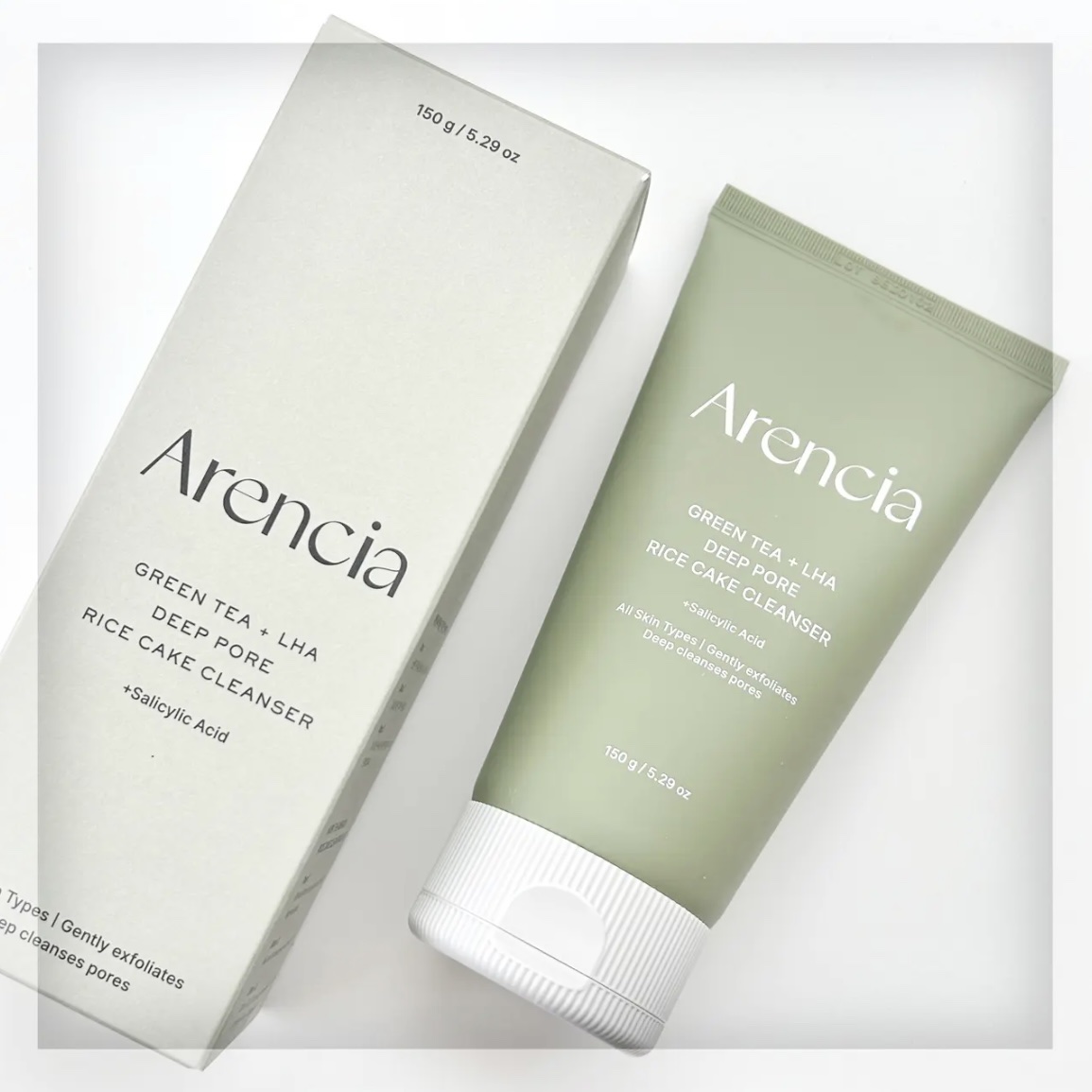 グリーンティー LHA ディープポアもちソープクレンザー/アレンシア/洗顔フォームを使ったクチコミ（1枚目）