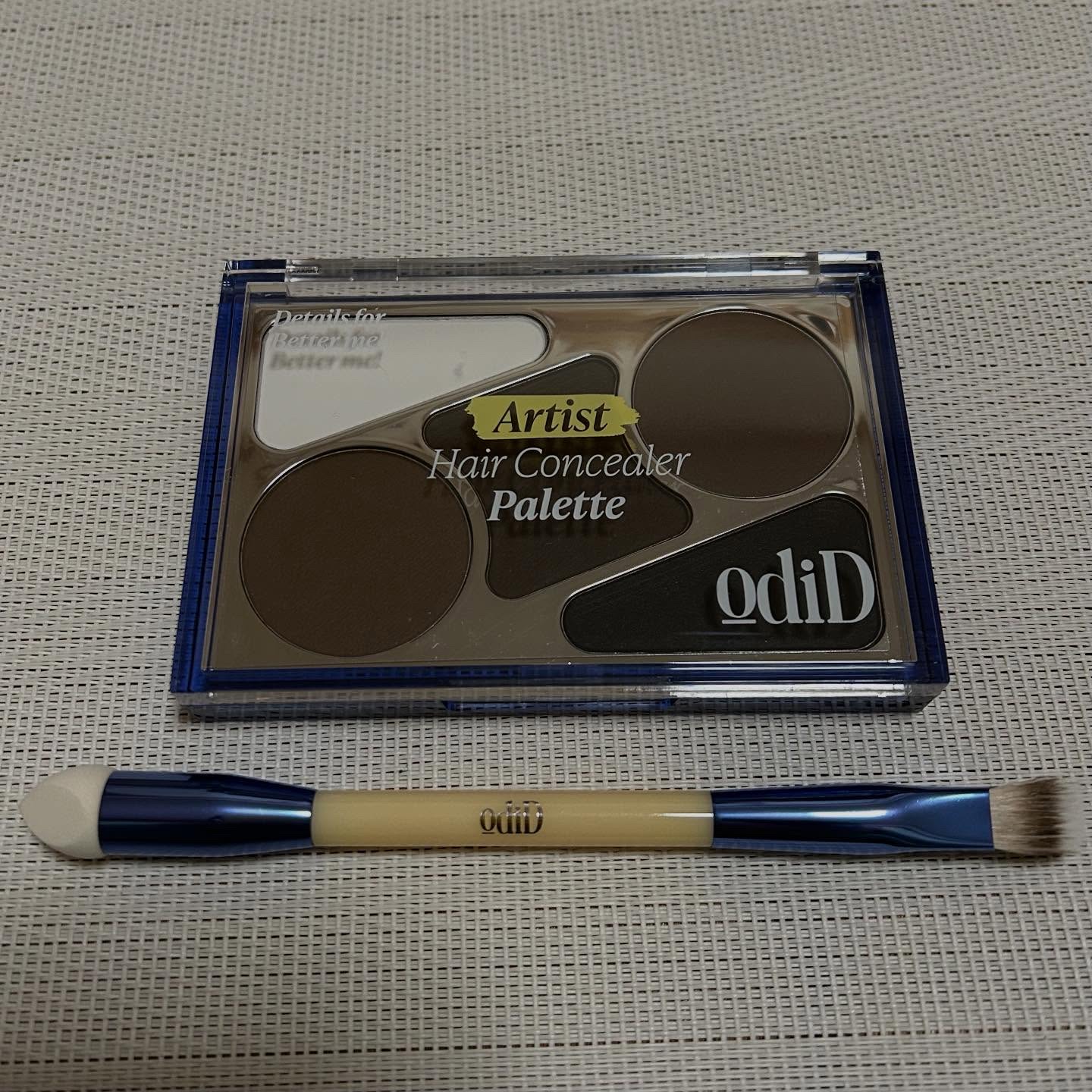  ヘアコンシーラーパレット&アーティスト デュアルブラシ/odiD/その他スタイリングを使ったクチコミ（1枚目）