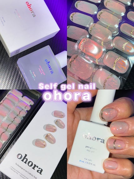 セミキュアジェルネイル(ハンド)/ohora/ネイルシールを使ったクチコミ(1枚目)