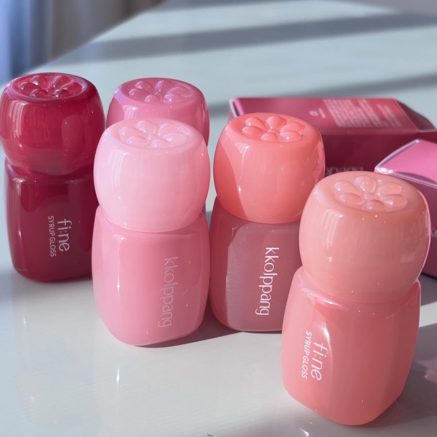 ピネシロップグロス/kkotppang/リップグロスを使ったクチコミ（2枚目）