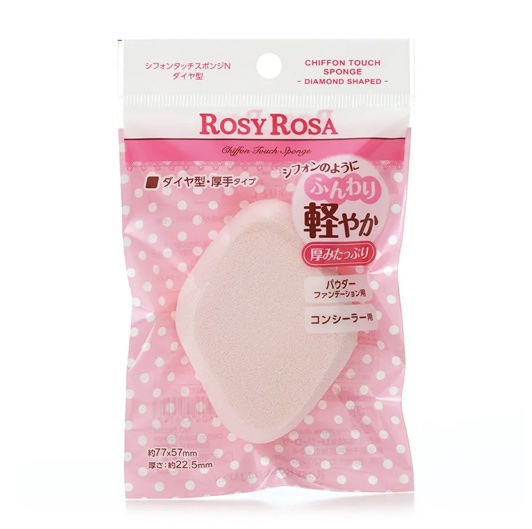 シフォンタッチスポンジN ダイヤ型/ロージーローザ/パフ・スポンジを使ったクチコミ（1枚目）