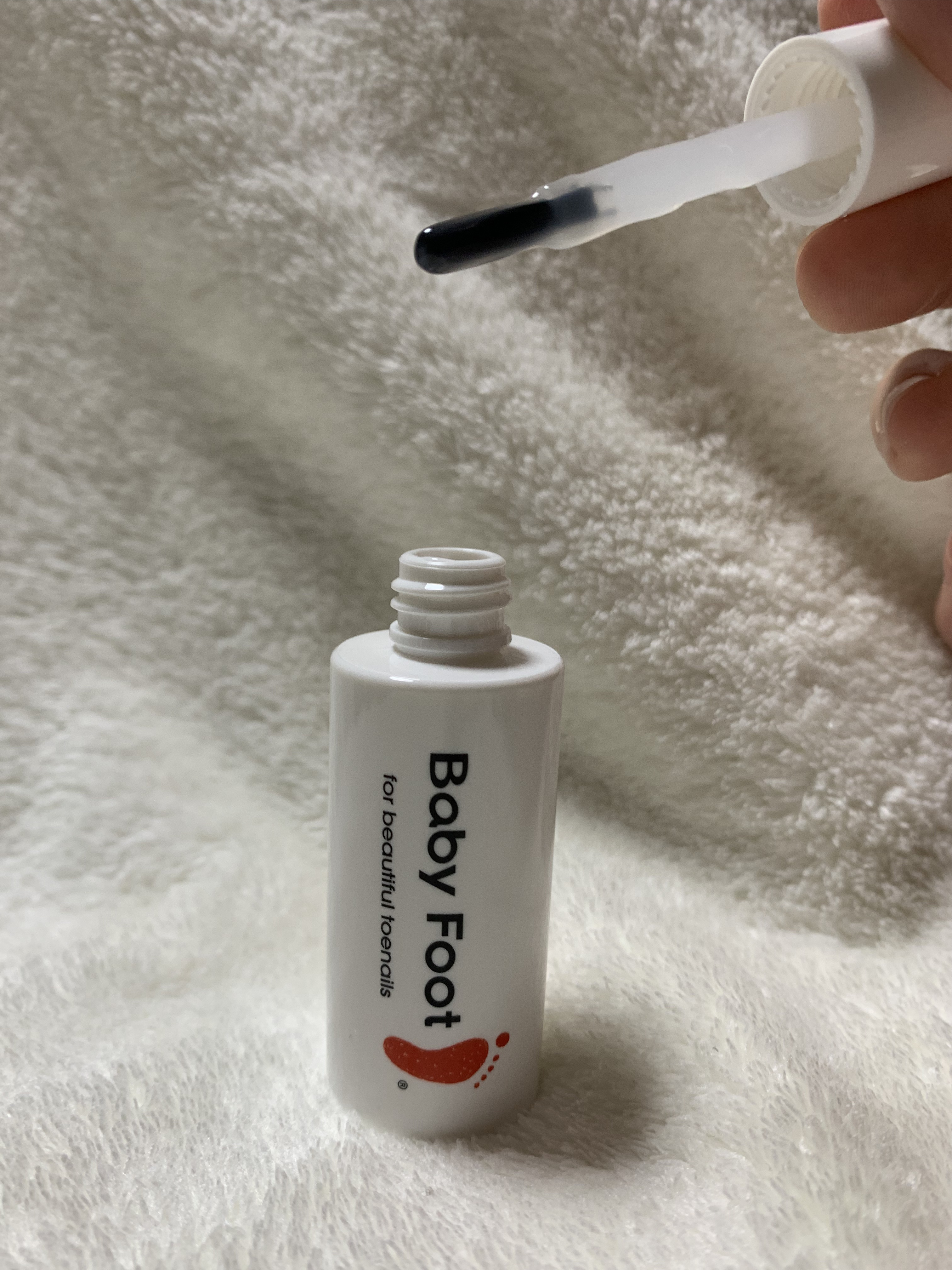 ベビーフット 足爪プロティンパック/ベビーフット/レッグ・フットケアを使ったクチコミ（2枚目）