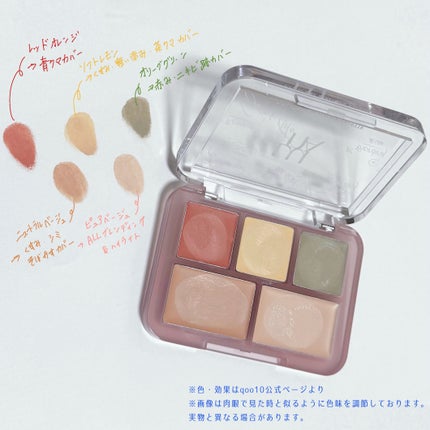 コンシールブレンダーパレット/LUNA/パレットコンシーラーを使ったクチコミ(3枚目)