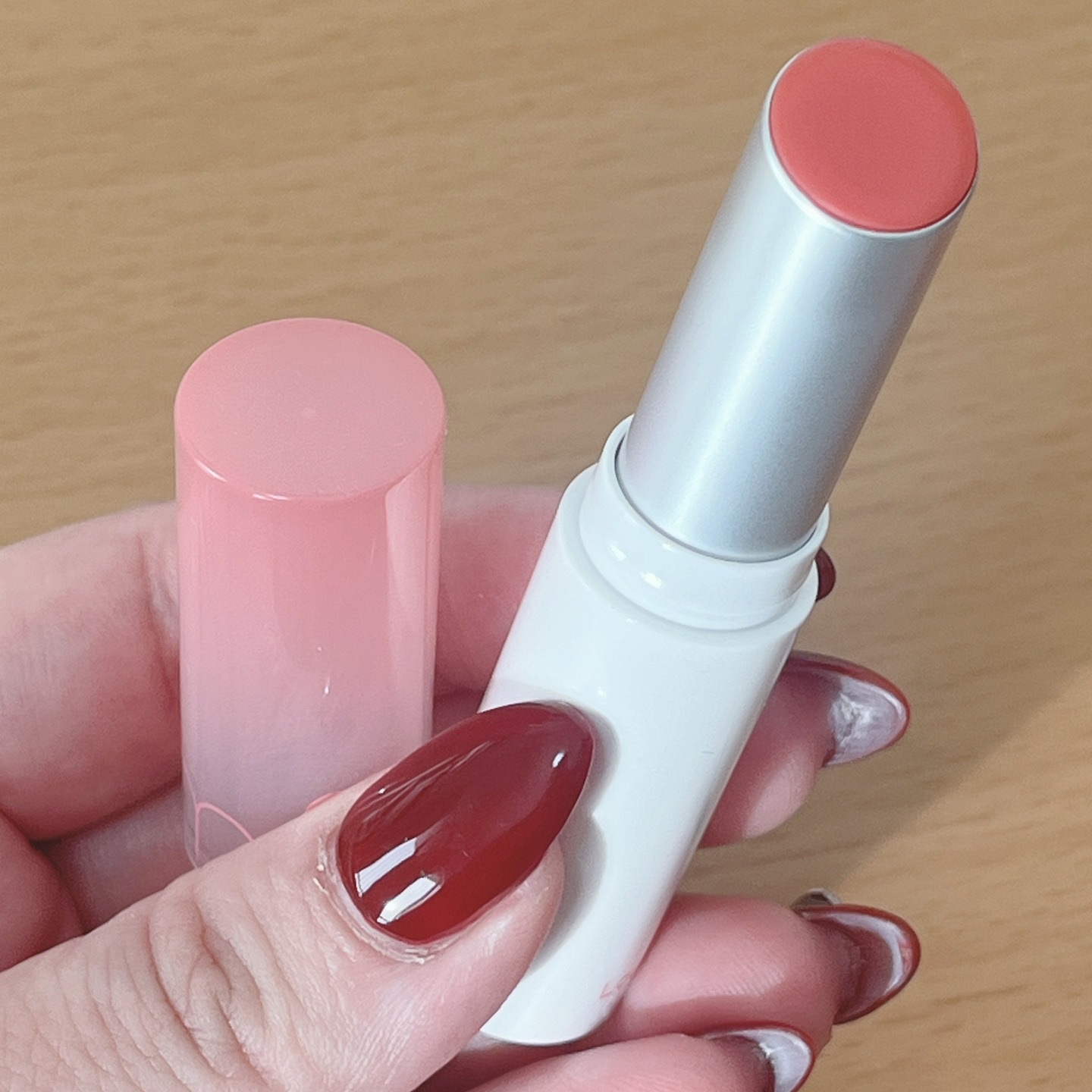 グラスティングメルティングバーム/rom&nd/リップバームを使ったクチコミ（2枚目）