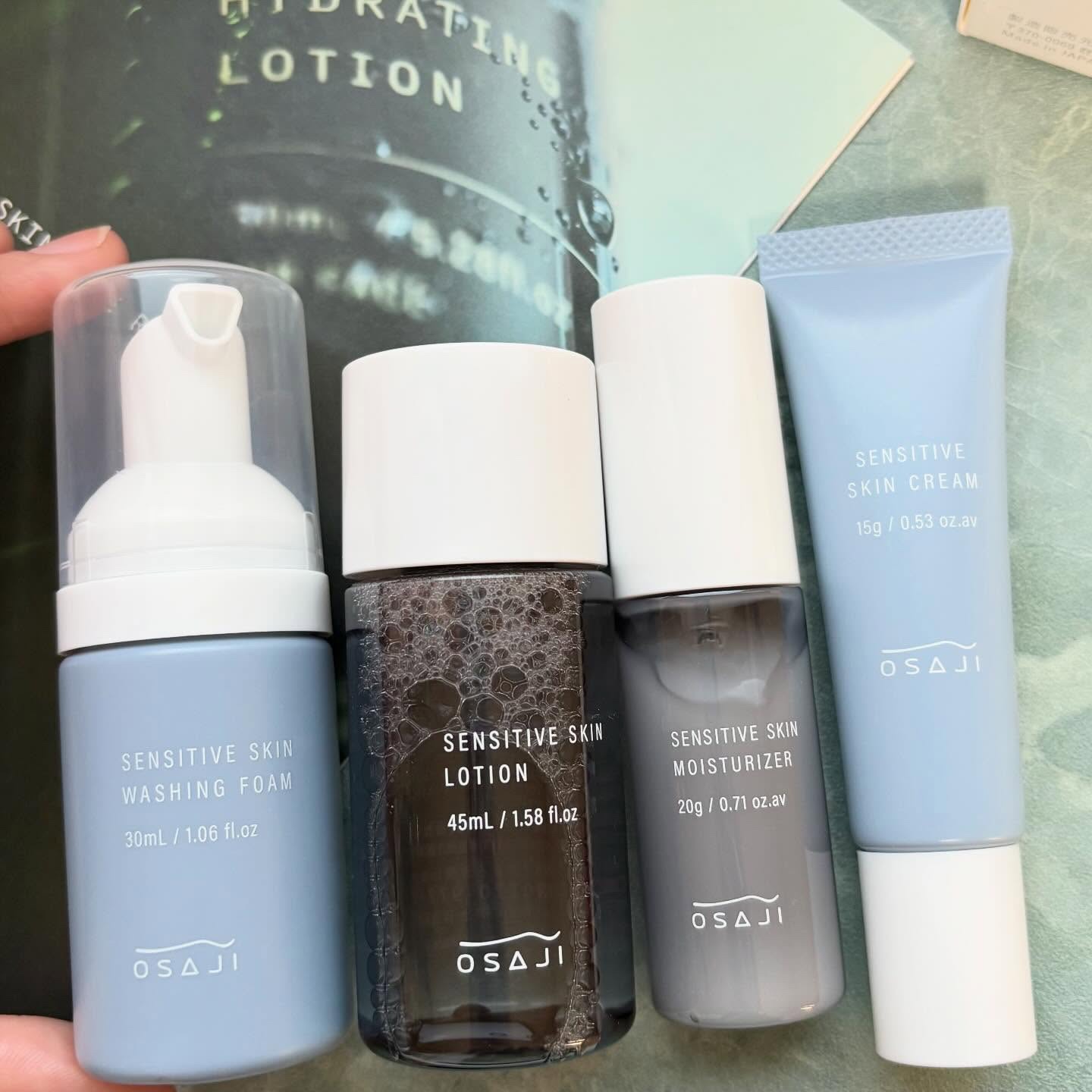 センシティブ スキン トライアルセット/OSAJI/トライアルキットを使ったクチコミ（3枚目）