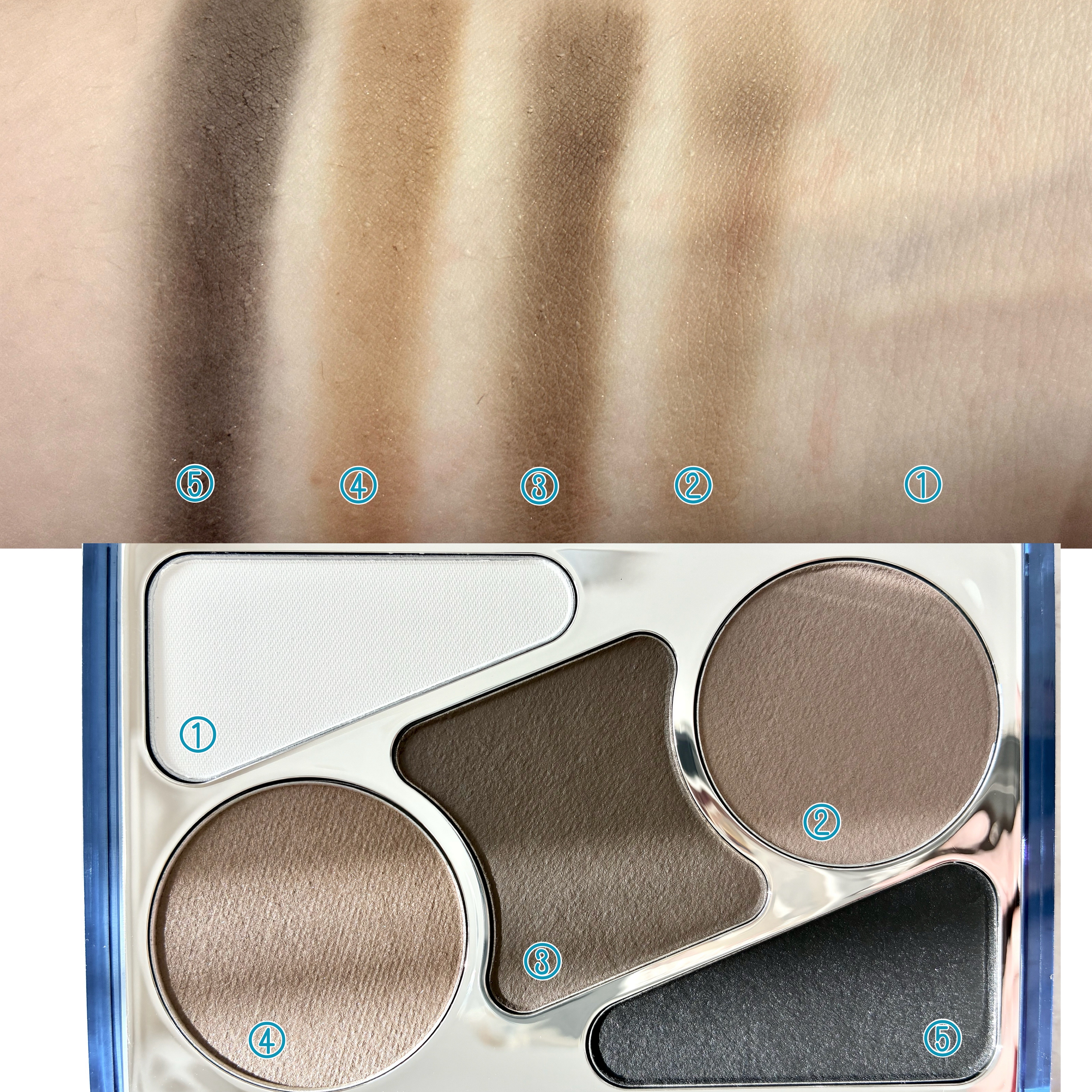  ヘアコンシーラーパレット&アーティスト デュアルブラシ/odiD/その他スタイリングを使ったクチコミ（3枚目）