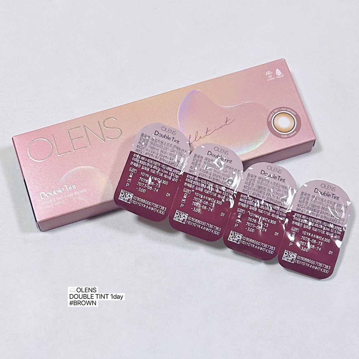 Double Tint 1day/OLENS/カラーコンタクトレンズを使ったクチコミ(5枚目)