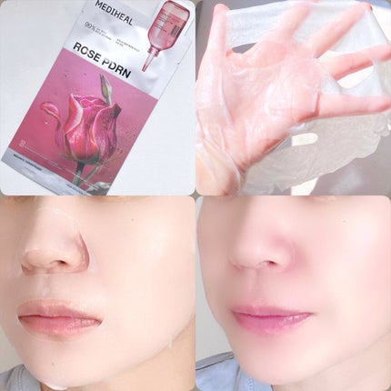 ローゼPDRNエッセンシャルマスクヘルシーグロウ/MEDIHEAL/シートマスク・パックを使ったクチコミ(3枚目)