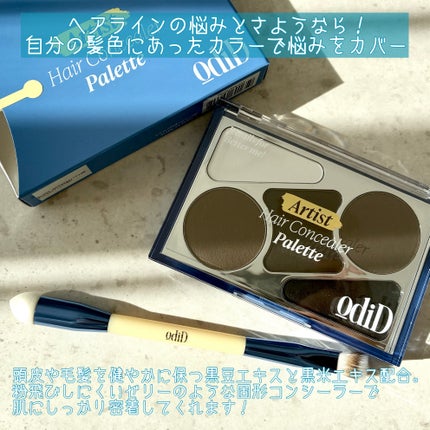 ヘアコンシーラーパレット&アーティスト デュアルブラシ/odiD/その他スタイリングを使ったクチコミ(2枚目)