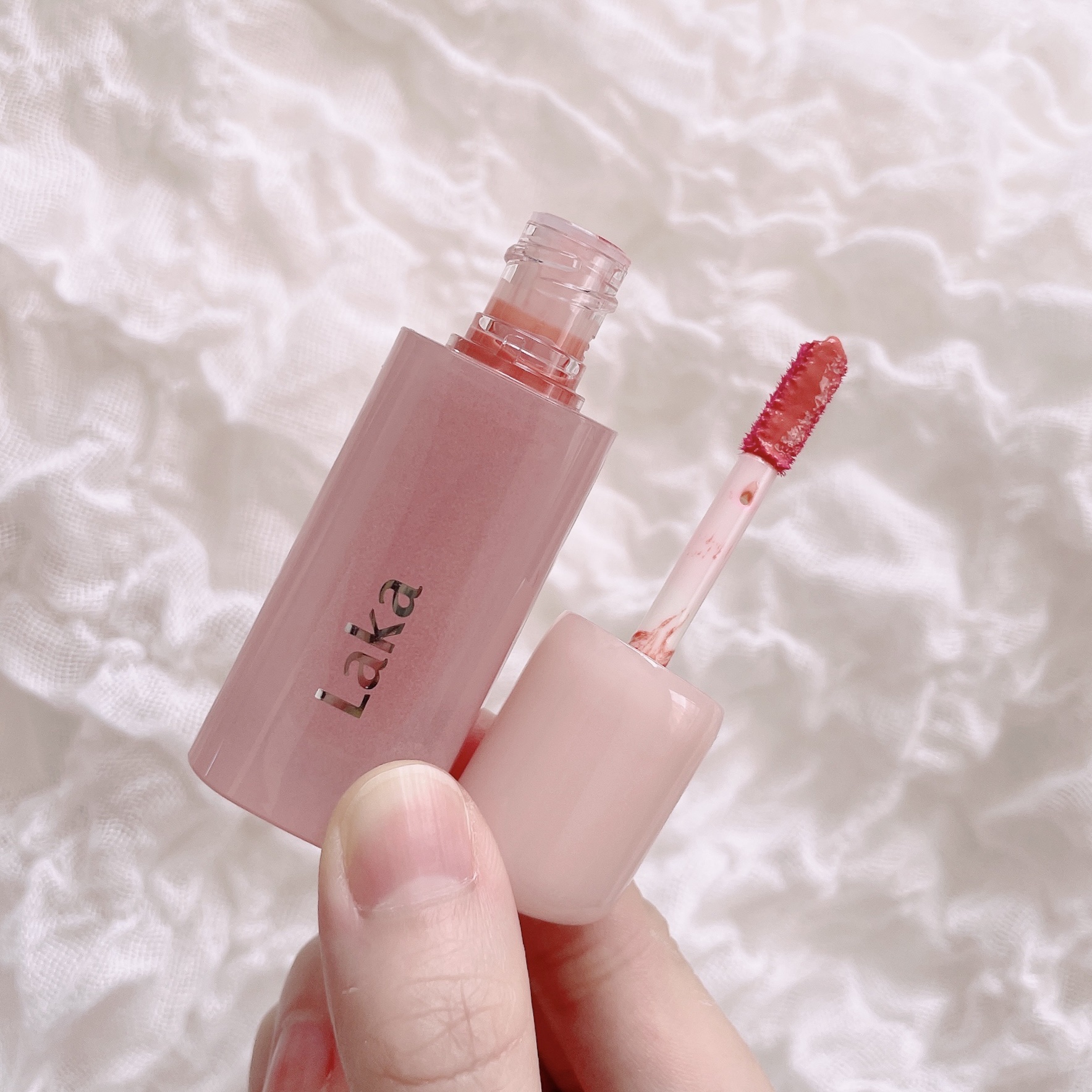 ポッピングバルーンティント/Laka/リップティントを使ったクチコミ（2枚目）