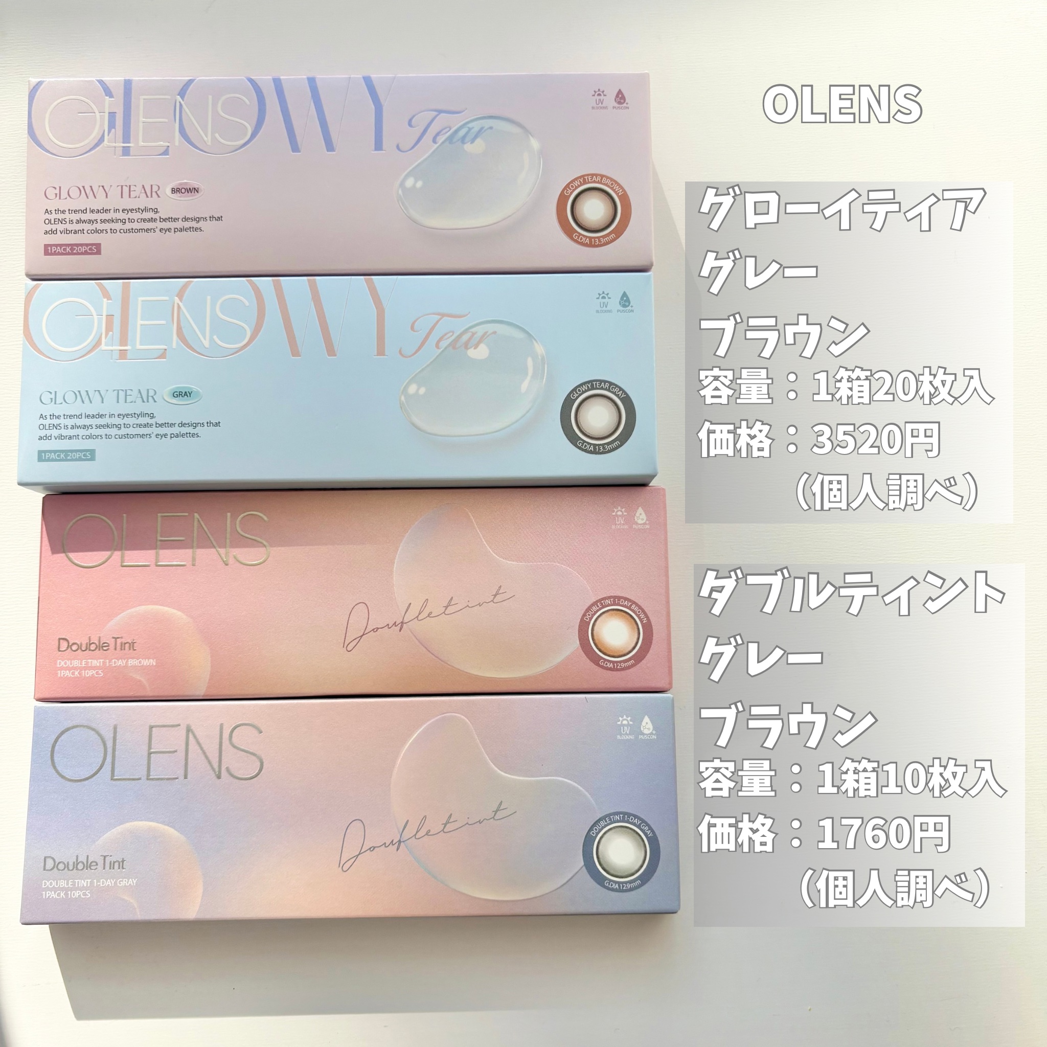 Double Tint 1day/OLENS/カラーコンタクトレンズを使ったクチコミ（2枚目）