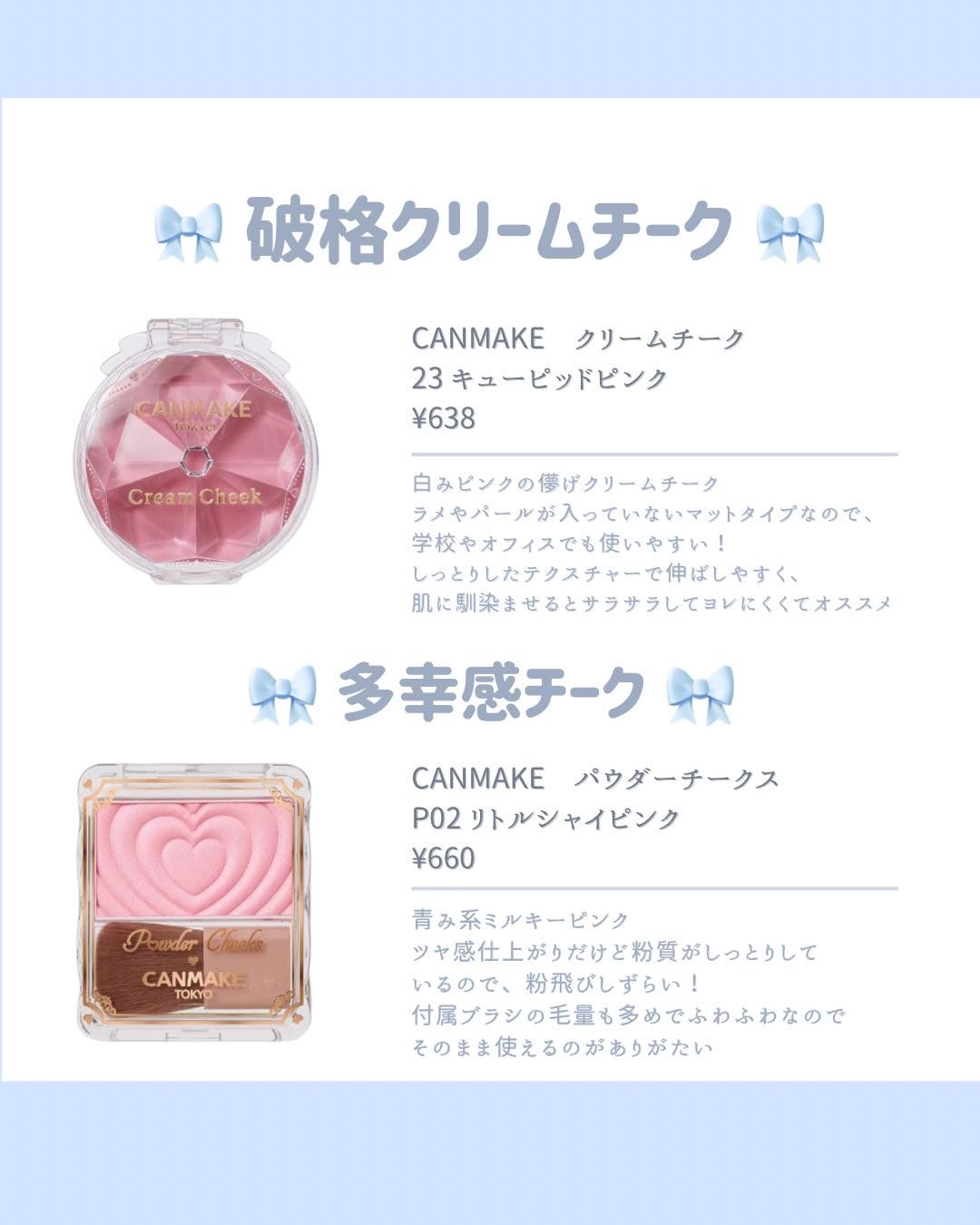 クリームチーク/キャンメイク/ジェル・クリームチークを使ったクチコミ(2枚目)