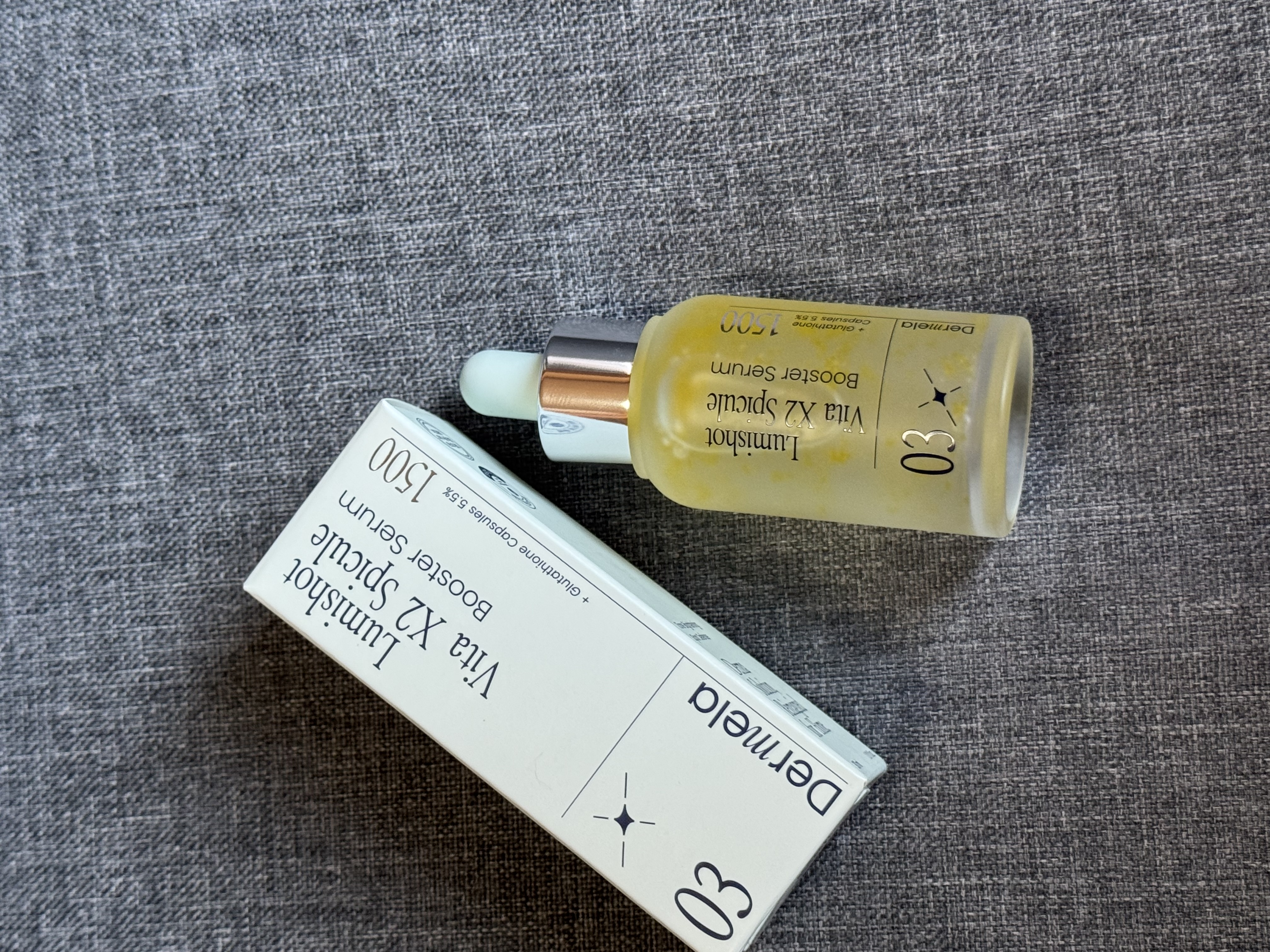 ダーメラ ルミショット・Wビタセラム/Dermela/美容液を使ったクチコミ（1枚目）