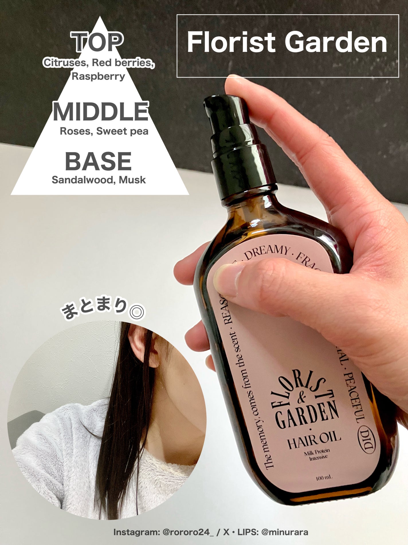 ミルクプロテインインテンシブヘアオイル/odiD/ヘアオイルを使ったクチコミ(4枚目)