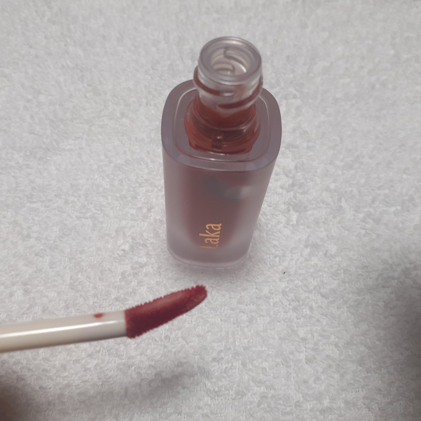 フルーティーグラムティント/Laka/リップティントを使ったクチコミ(4枚目)