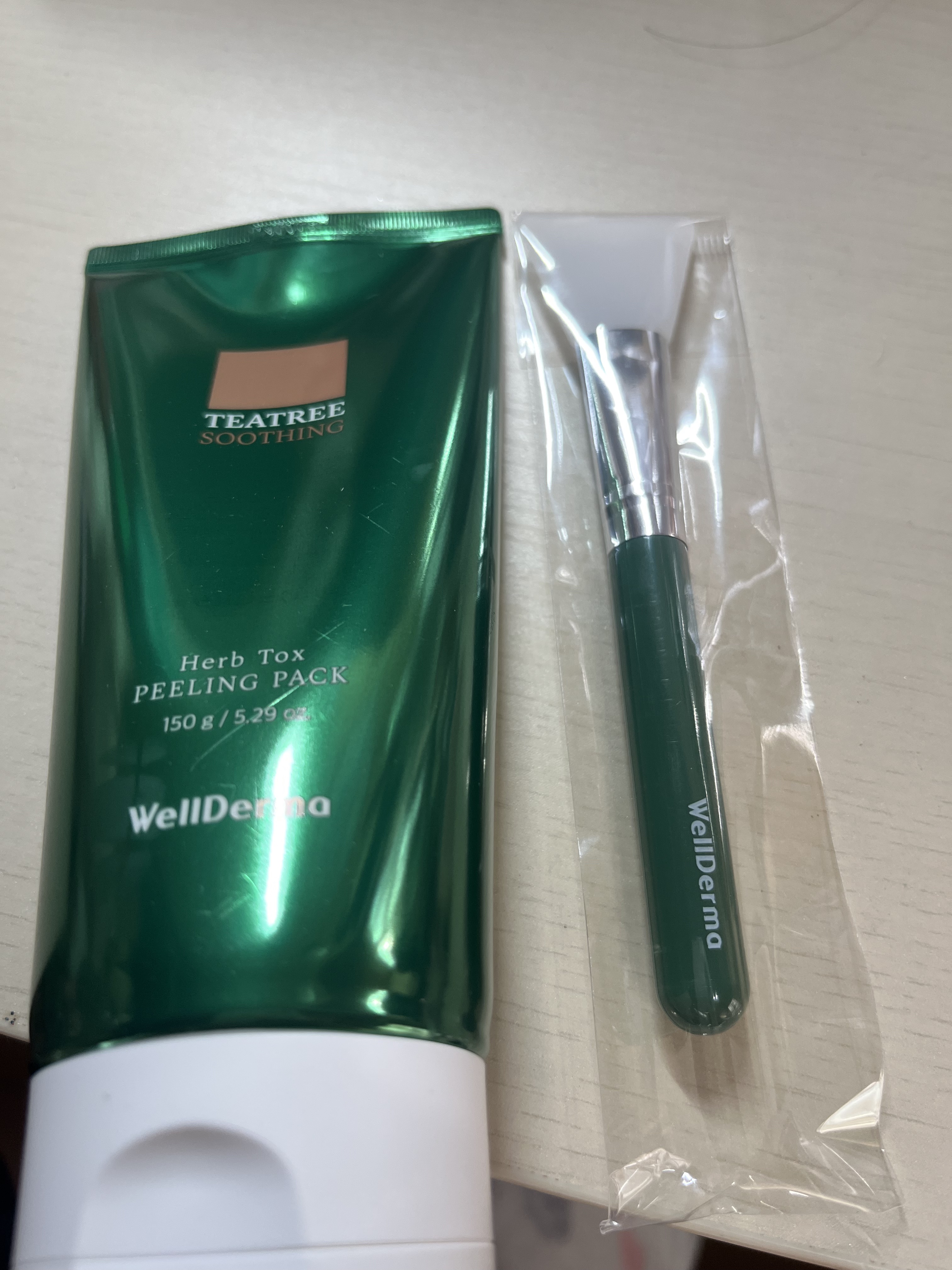 ティーツリーハーブピーリングパック/WellDerma/洗い流すパック・マスクを使ったクチコミ（1枚目）