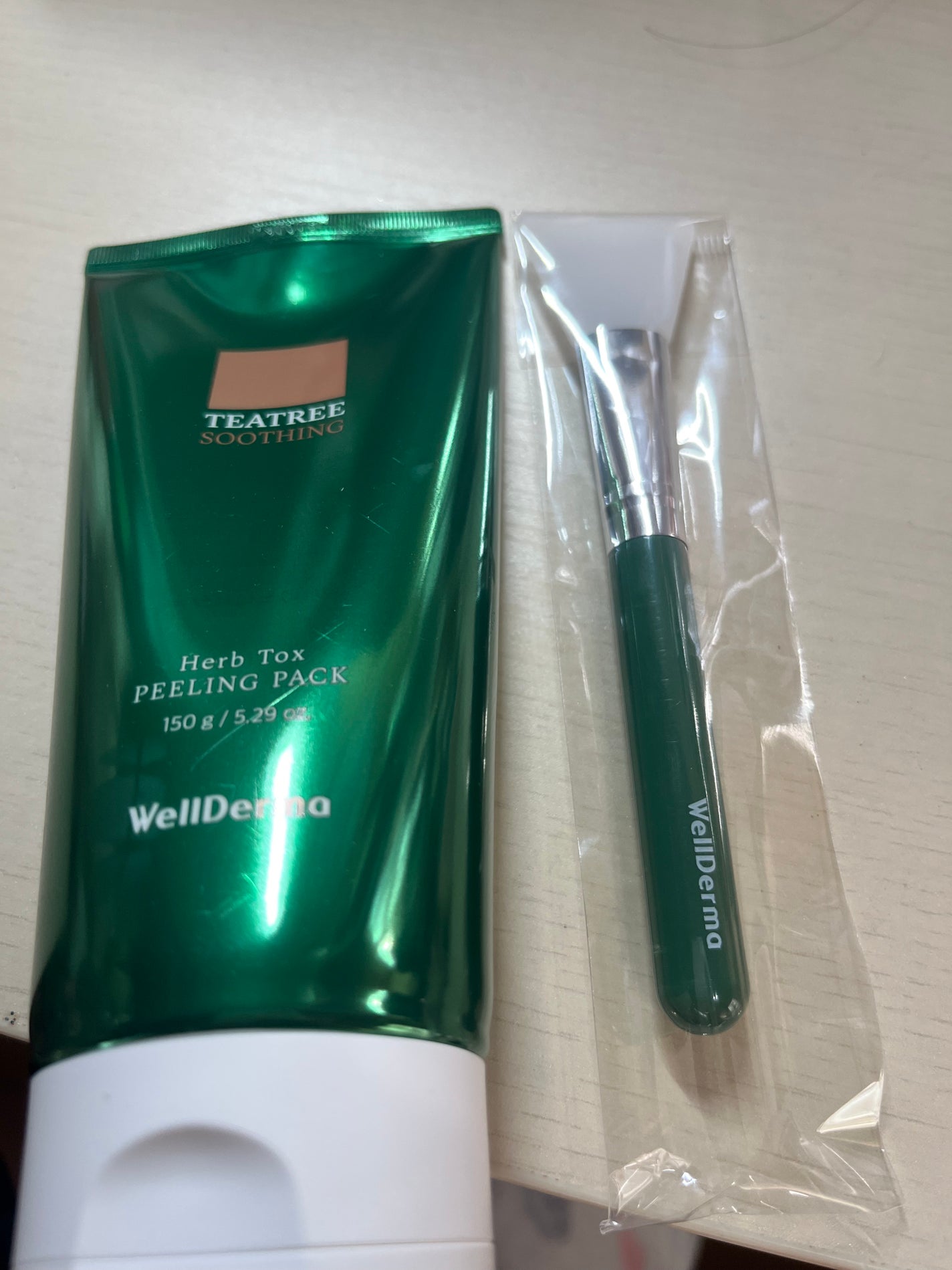 ティーツリーハーブピーリングパック/WellDerma/洗い流すパック・マスクを使ったクチコミ(1枚目)