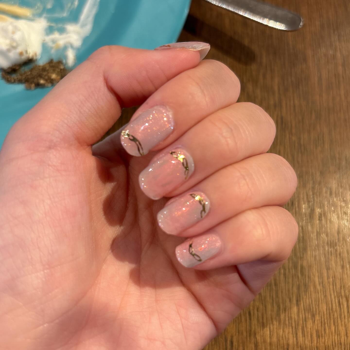 セミキュアジェルネイル（ハンド）/ohora/ネイルシールを使ったクチコミ（3枚目）