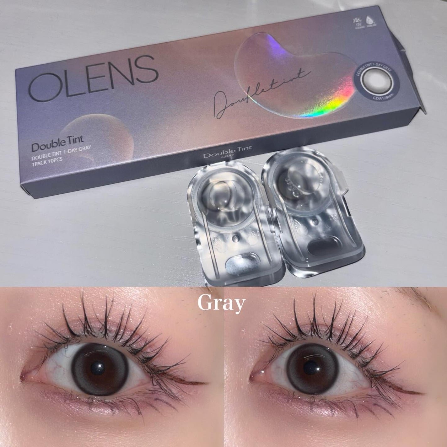 Double Tint 1day/OLENS/カラーコンタクトレンズを使ったクチコミ(7枚目)