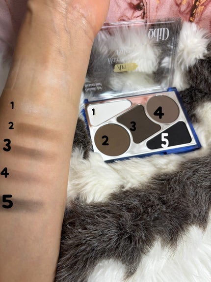 ヘアコンシーラーパレット&アーティスト デュアルブラシ/odiD/その他スタイリングを使ったクチコミ(5枚目)