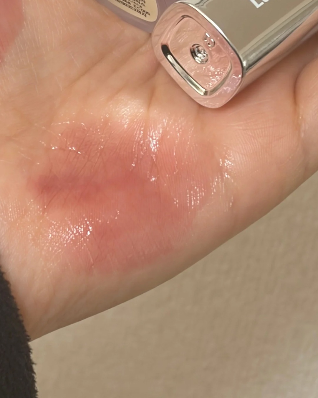 フルーティーグラムティント 124 マロ/Laka/リップティントを使ったクチコミ（2枚目）