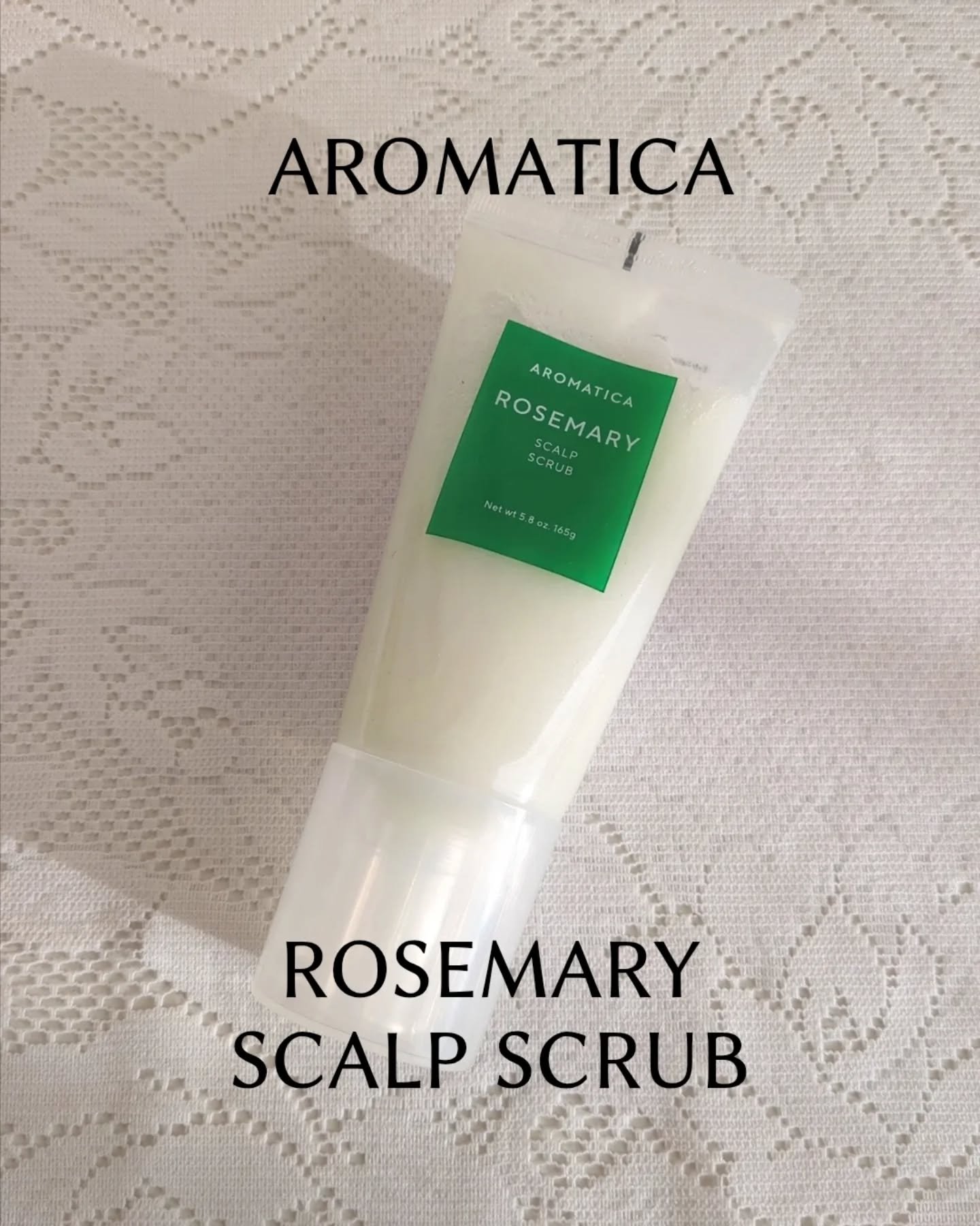 ローズマリー スカルプ スクラブ/AROMATICA/ヘッドスクラブを使ったクチコミ（1枚目）