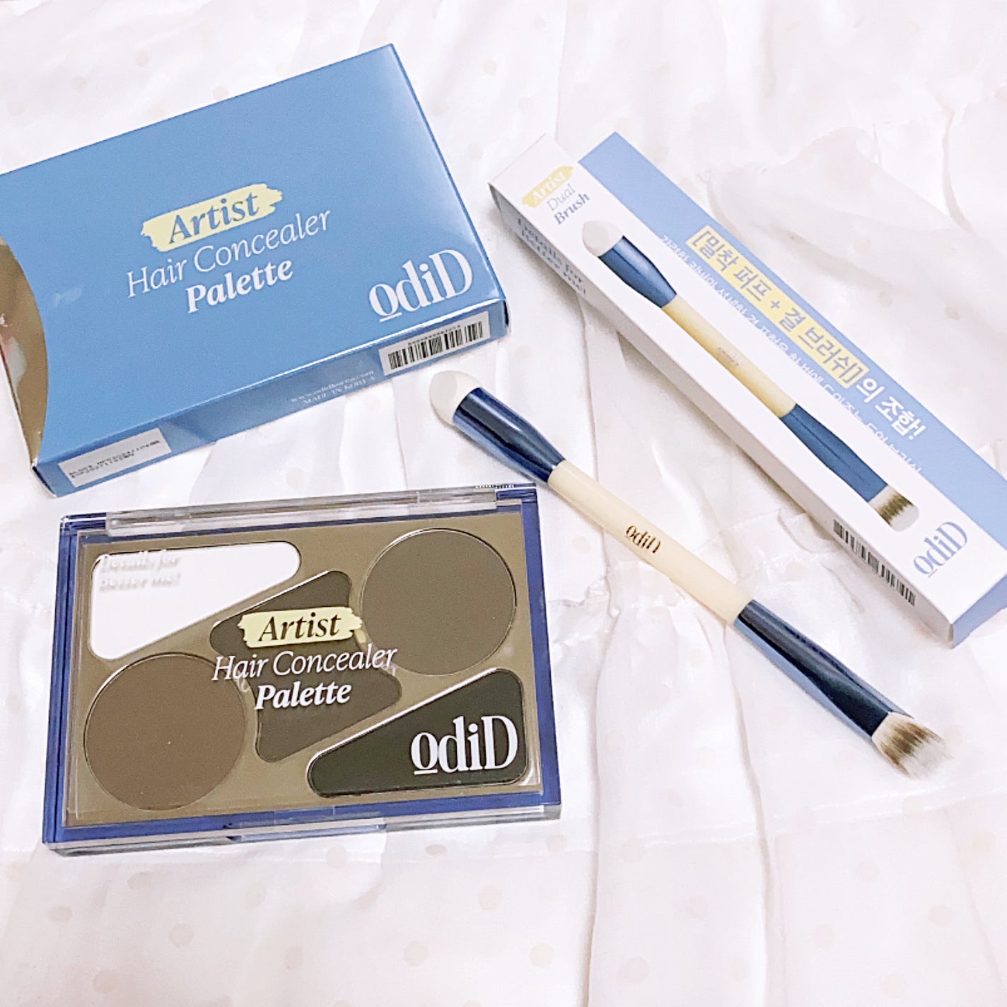 アーティストライン ヘアコンシーラーパレット/odiD/その他スタイリングを使ったクチコミ(5枚目)