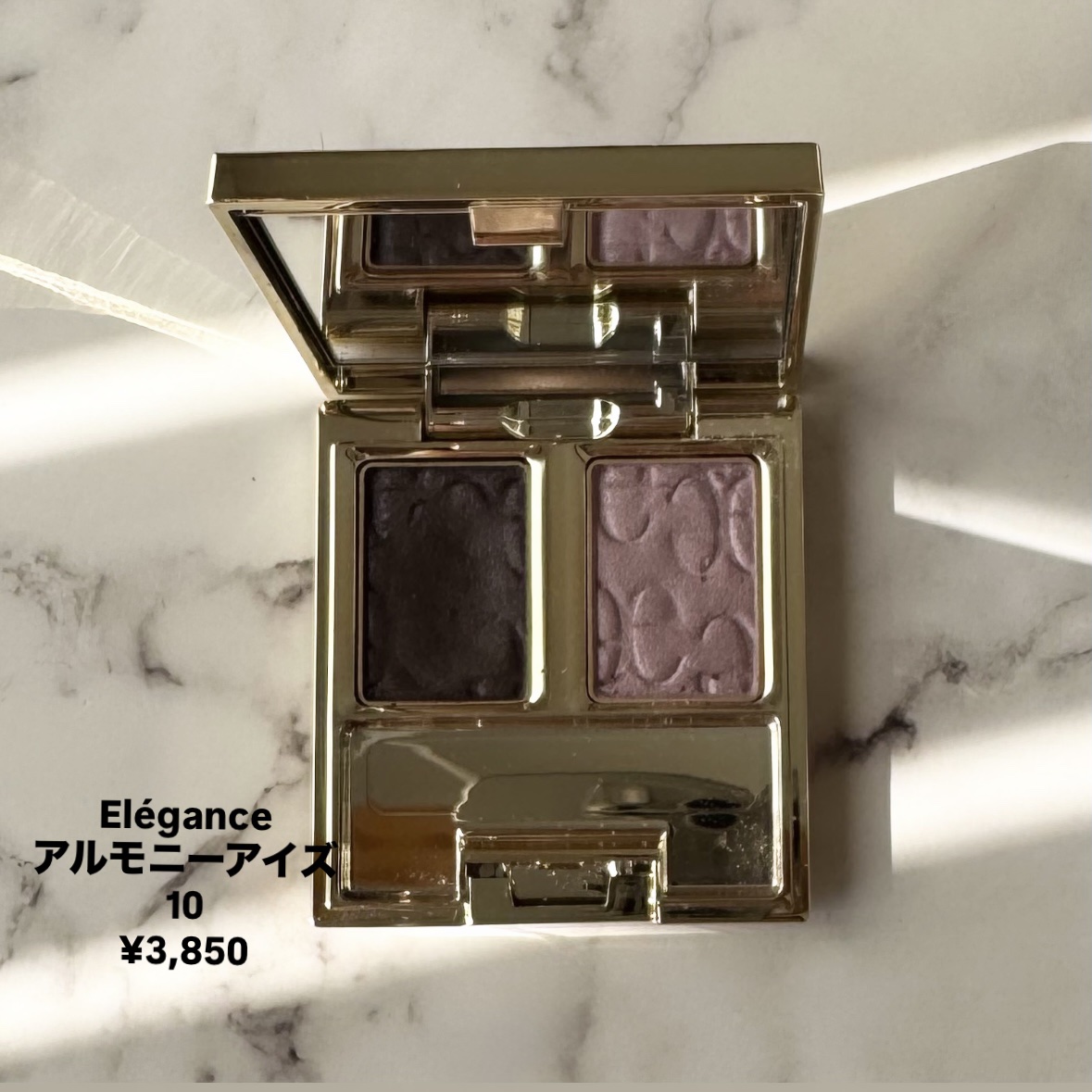 エレガンス アルモニーアイズ/Elégance/アイシャドウパレットを使ったクチコミ（2枚目）