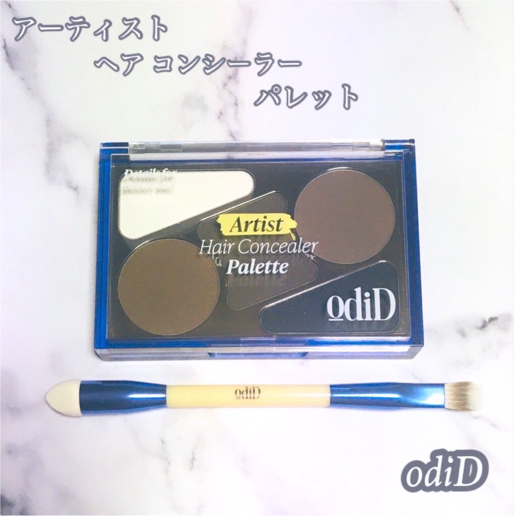  ヘアコンシーラーパレット&アーティスト デュアルブラシ/odiD/その他スタイリングを使ったクチコミ（1枚目）