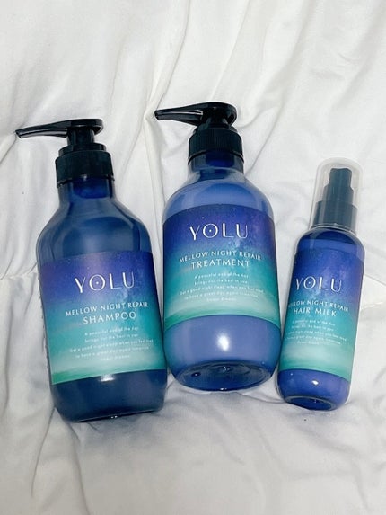 ヨル メロウナイトリペアシャンプー/トリートメント/YOLU/市販シャンプーを使ったクチコミ(1枚目)