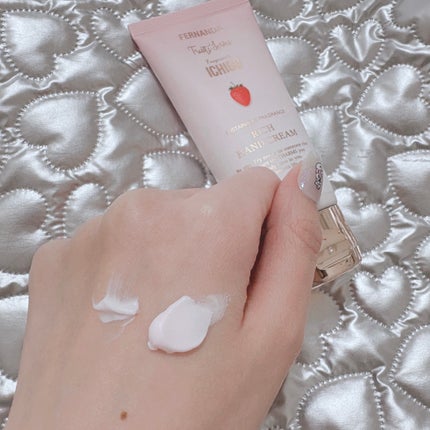 フレグランスリッチハンドクリーム(イチゴ)/フェルナンダ/ハンドクリームを使ったクチコミ(2枚目)