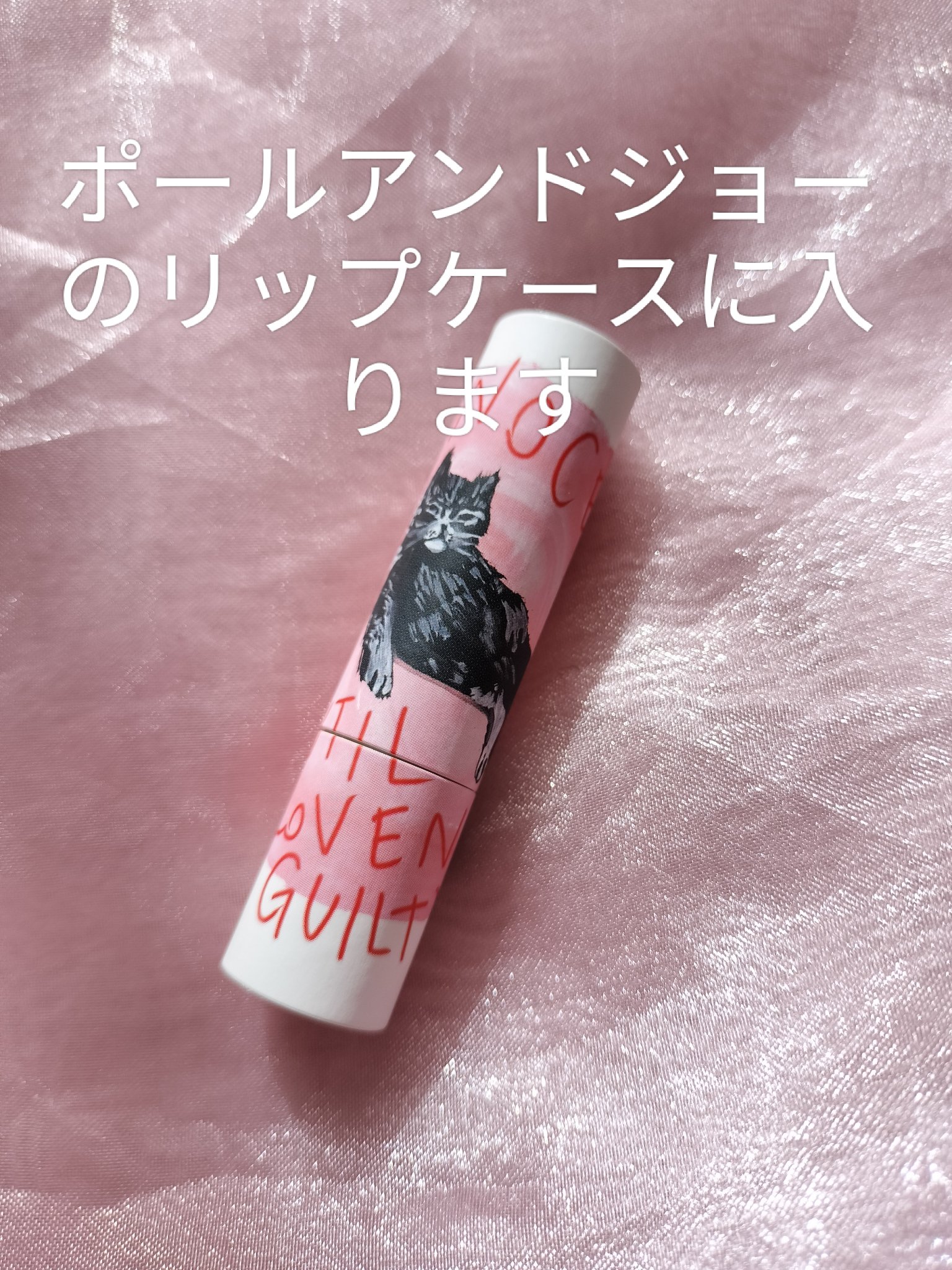 PAUL & JOE BEAUTE リップスティック ケース CSのクチコミ「「落ちないリップ」としてバズりまくってるRMK デューイーメルト リップカラーの04ルビー ラ.....」（2枚目）