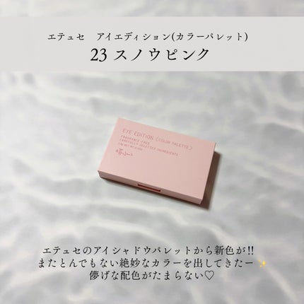 エテュセ アイエディション(カラーパレット)/ettusais/アイシャドウパレットを使ったクチコミ(2枚目)