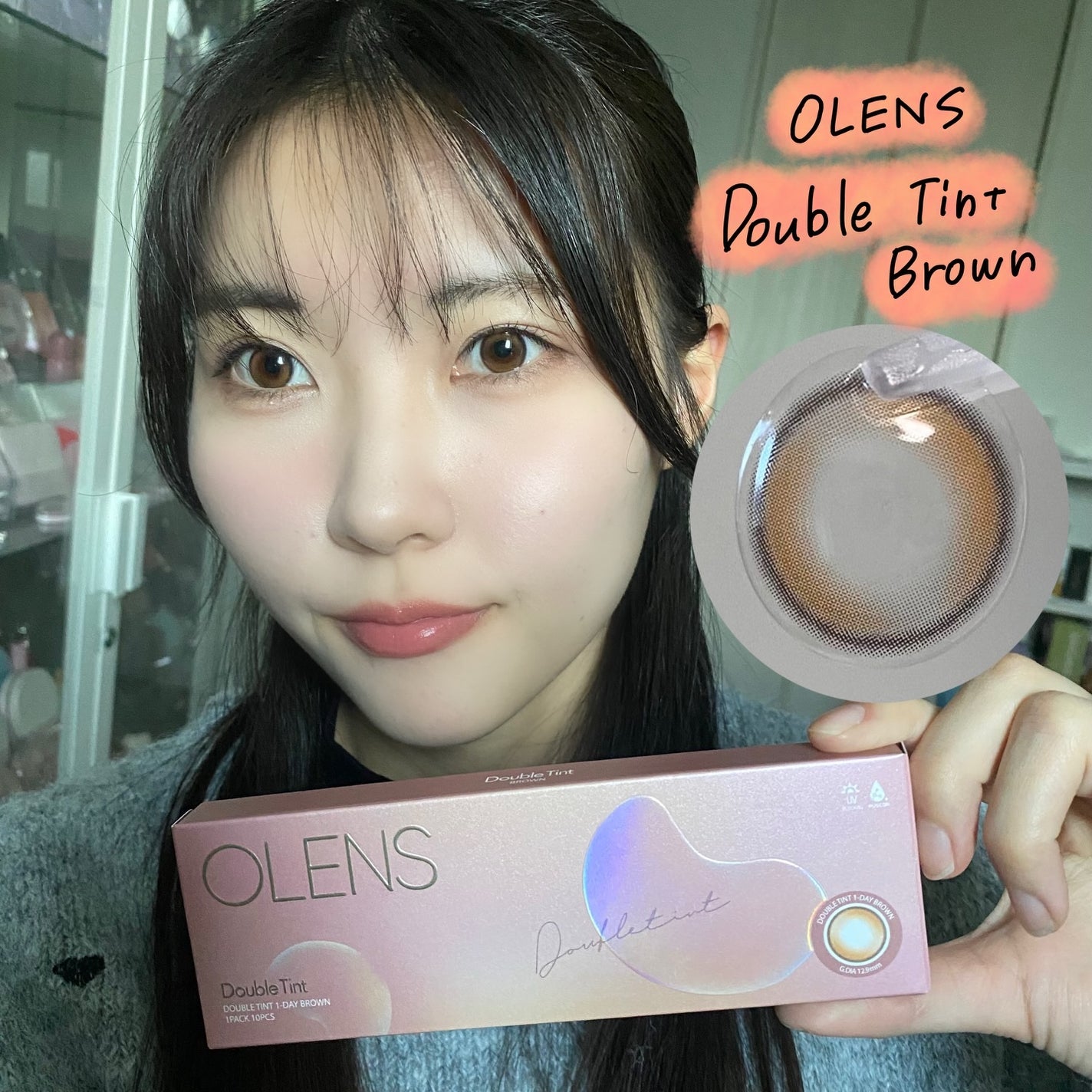 Double Tint 1day/OLENS/カラーコンタクトレンズを使ったクチコミ(9枚目)