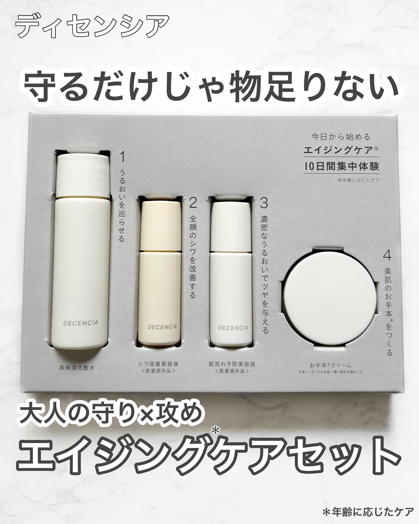 ディセンシア トライアルセットO/NL/DECENCIA/トライアルキットを使ったクチコミ（1枚目）