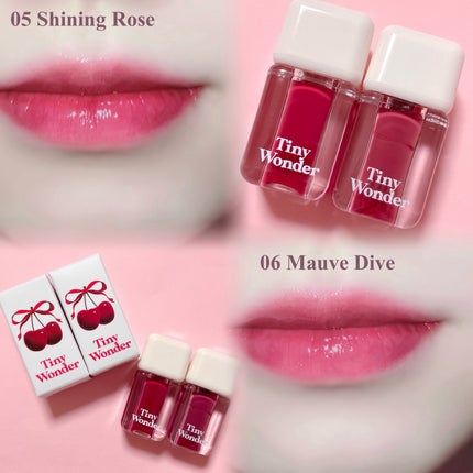 ハイパーデューイリップティント/Tiny Wonder/リップティントを使ったクチコミ(4枚目)