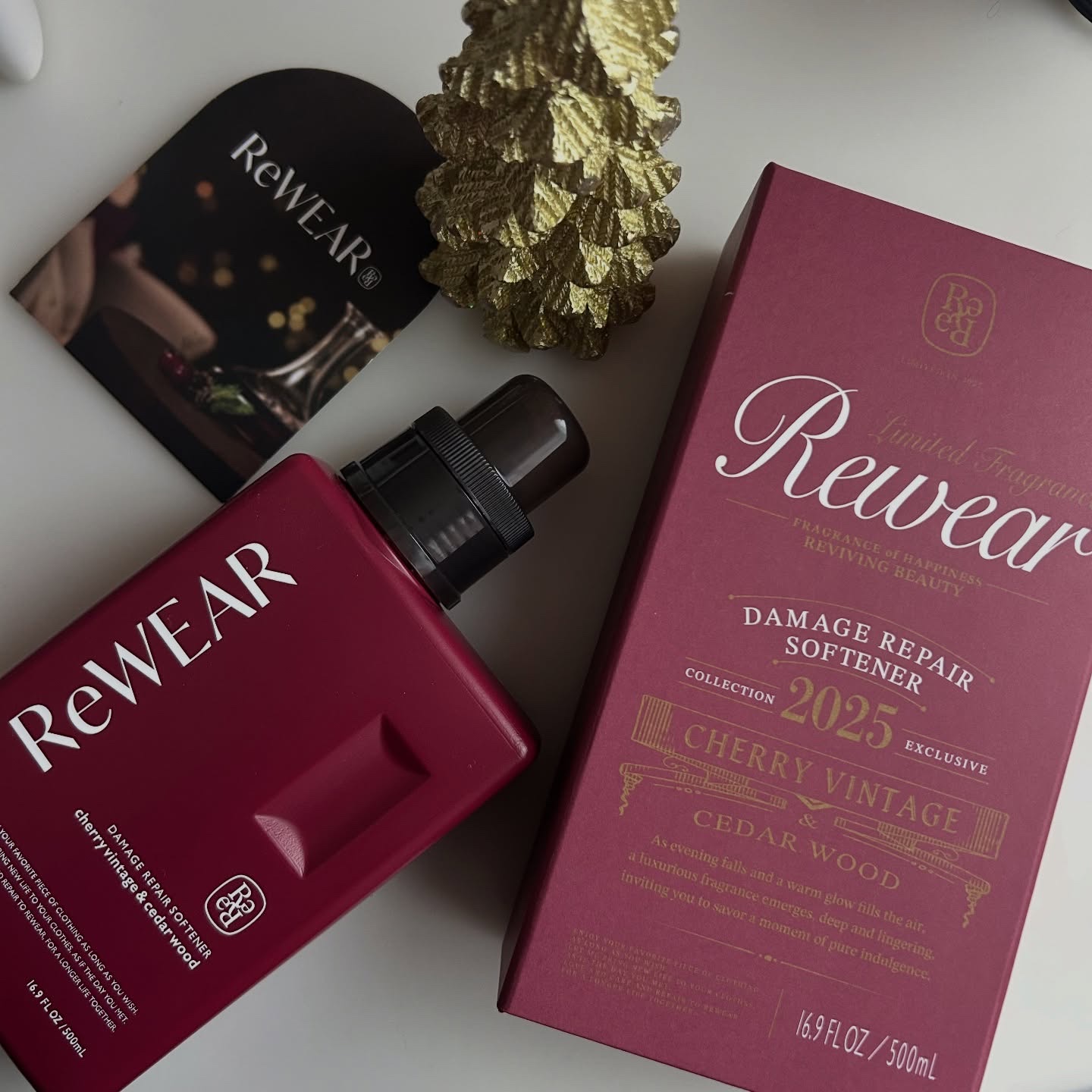 リウェア　再生柔軟剤　チェリーヴィンテージ＆シダーウッド/ReWEAR/柔軟剤を使ったクチコミ（1枚目）