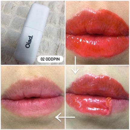 リップティーク/oiad/口紅を使ったクチコミ(3枚目)