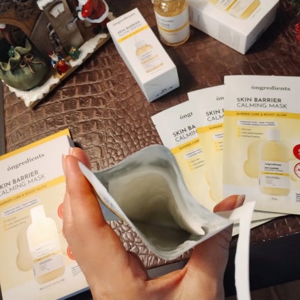 スキンバリアカーミングマスク/Ongredients/シートマスク・パックを使ったクチコミ(5枚目)