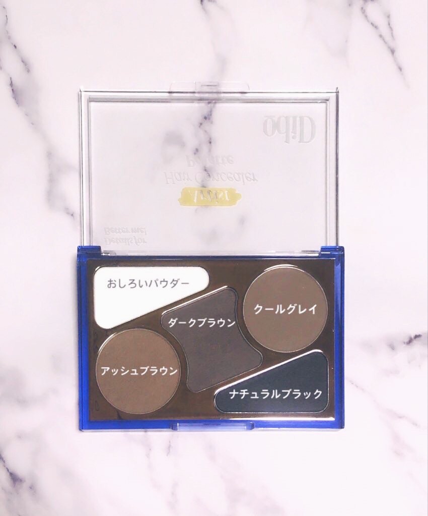  ヘアコンシーラーパレット&アーティスト デュアルブラシ/odiD/その他スタイリングを使ったクチコミ（2枚目）