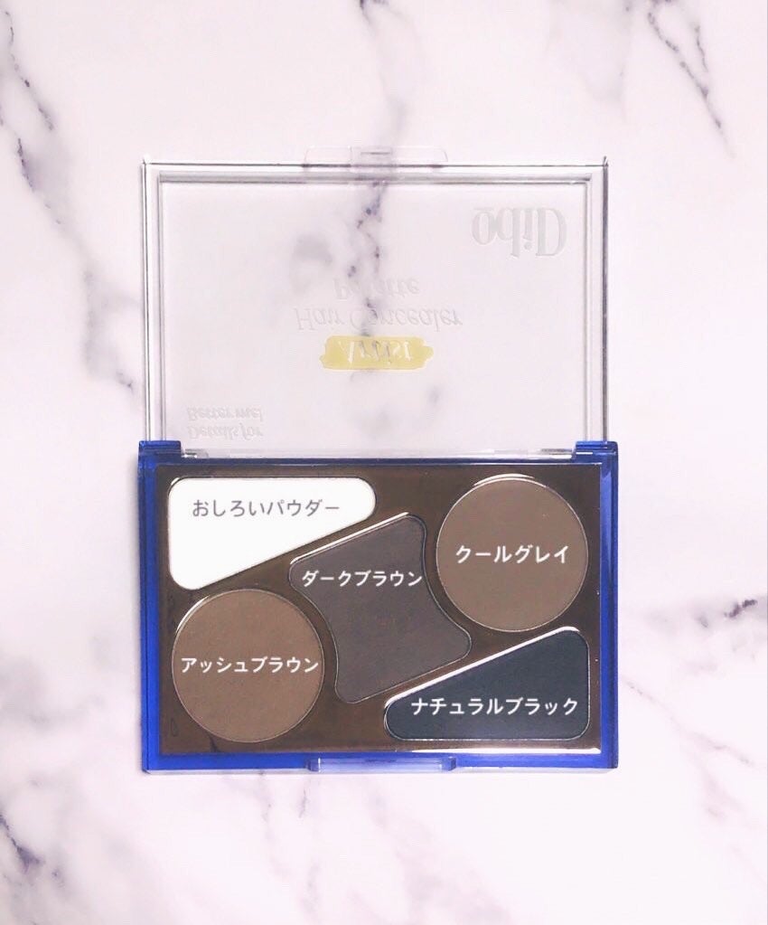 ヘアコンシーラーパレット&アーティスト デュアルブラシ/odiD/その他スタイリングを使ったクチコミ(2枚目)