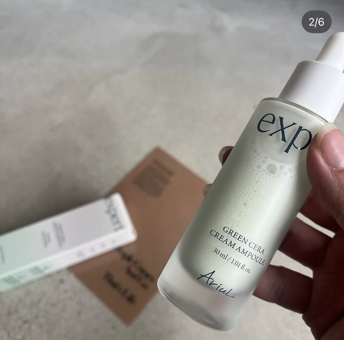 グリーンセラアンプルクリーム/Ariul/美容液を使ったクチコミ（2枚目）