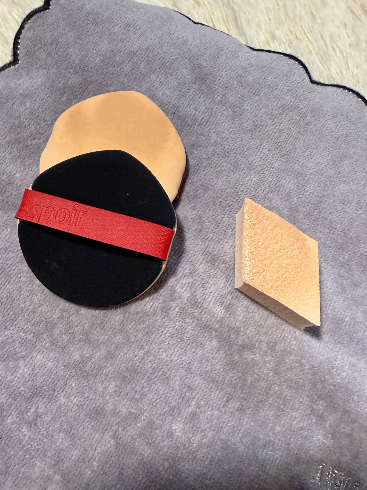 バリュースポンジN ダイヤ型タイプS 30P/ロージーローザ/パフ・スポンジを使ったクチコミ(2枚目)