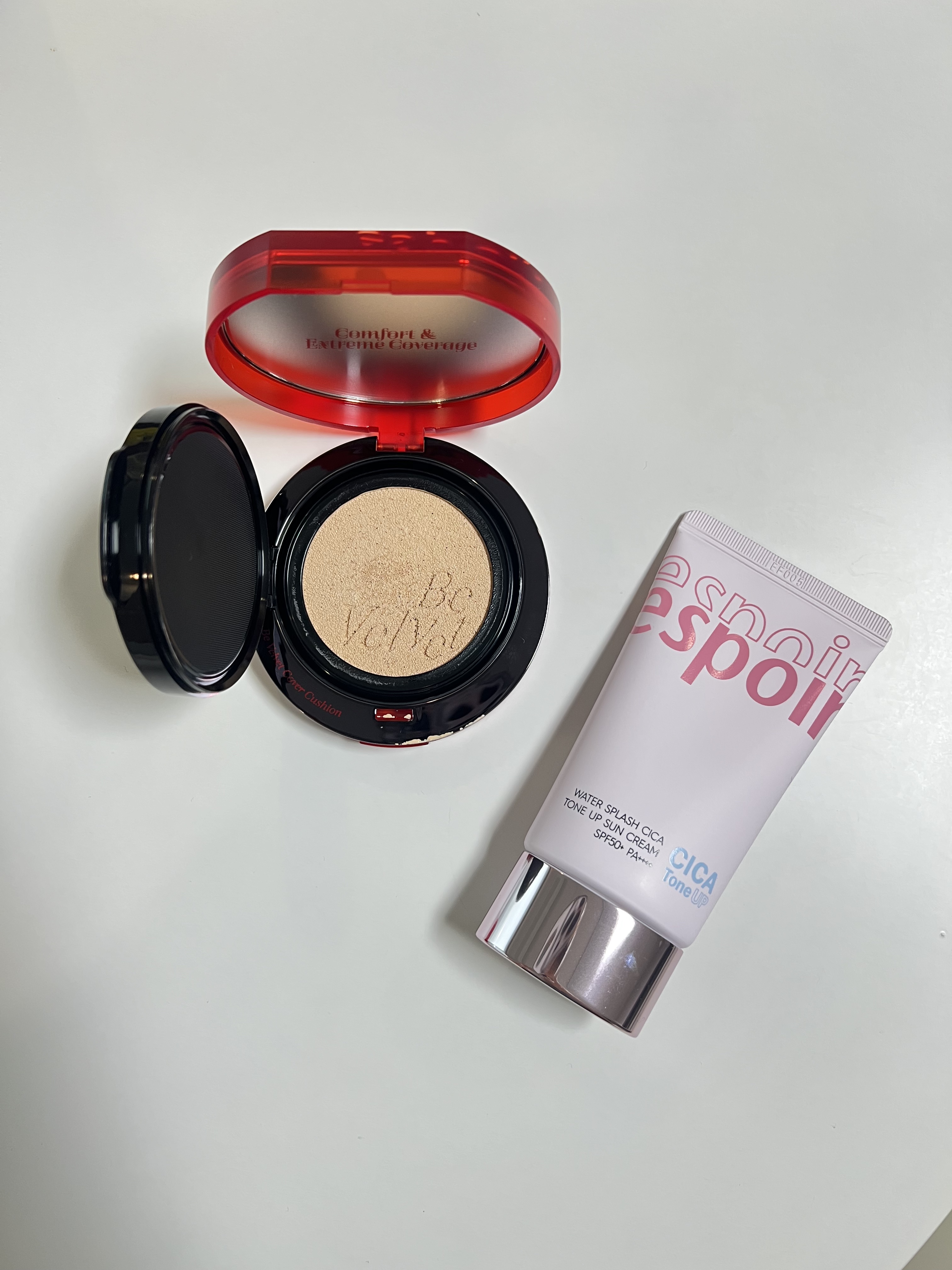 ウォータースプラッシュシカトーンアップクリーム/espoir/化粧下地を使ったクチコミ（2枚目）