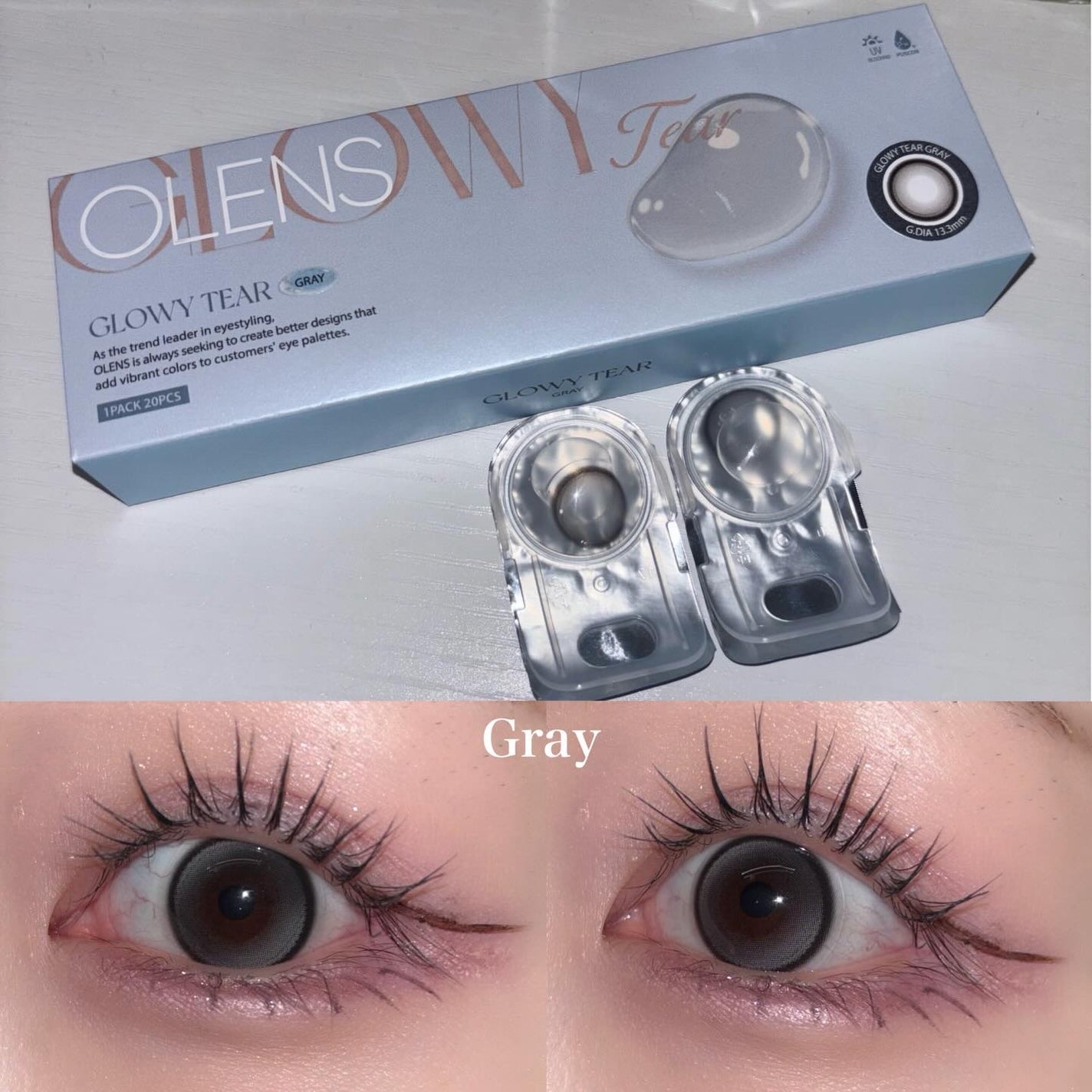 Double Tint 1day/OLENS/カラーコンタクトレンズを使ったクチコミ(4枚目)