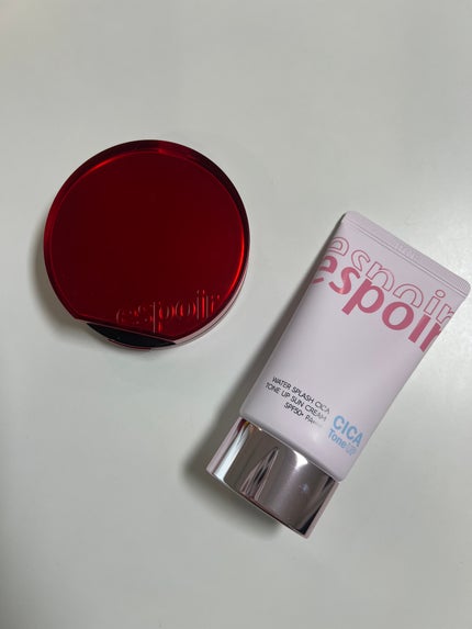 ウォータースプラッシュシカトーンアップクリーム/espoir/化粧下地を使ったクチコミ(1枚目)